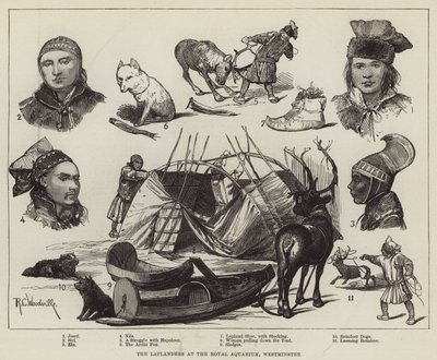 The Laplanders at the Royal Aquarium, Westminster by Richard Caton Woodville junior